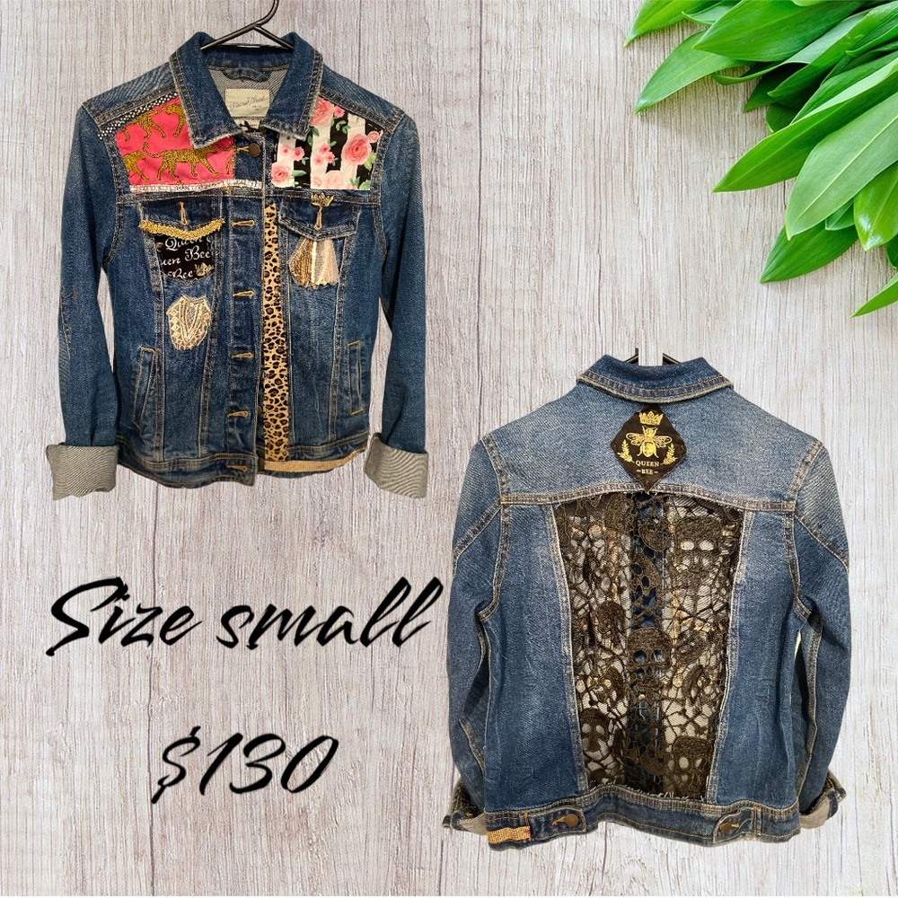 Handmade Jean jacket - Picture 3 of 3